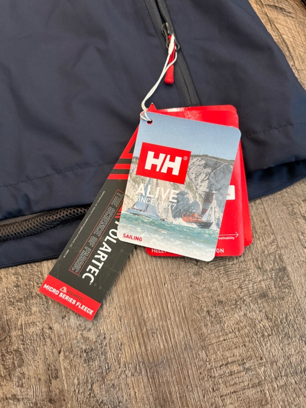 Helly Hansen Crew Hooded Midlayer Jacket | Large - Picture 4 of 8